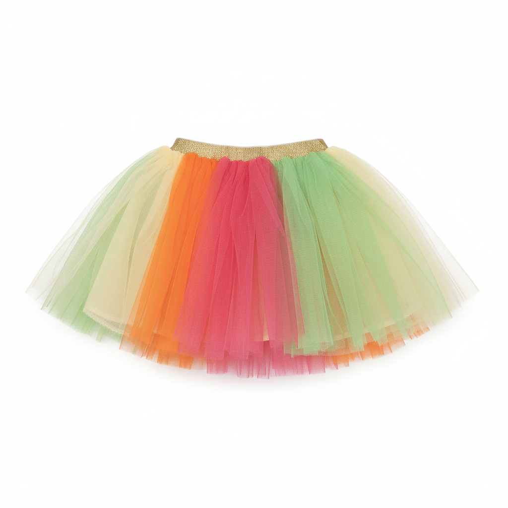 Rainbow Layered Tutu Skirt