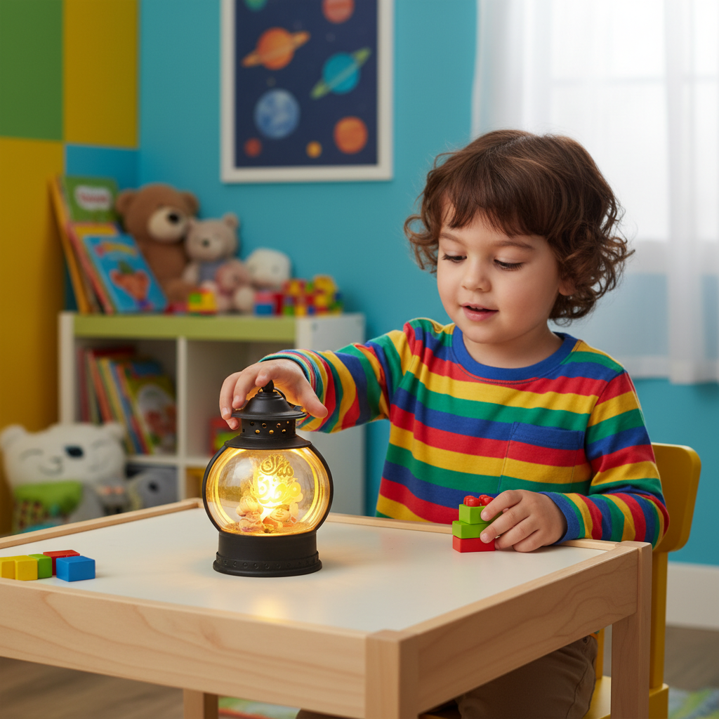 Ramadan Mubarak Decorative LED Lantern