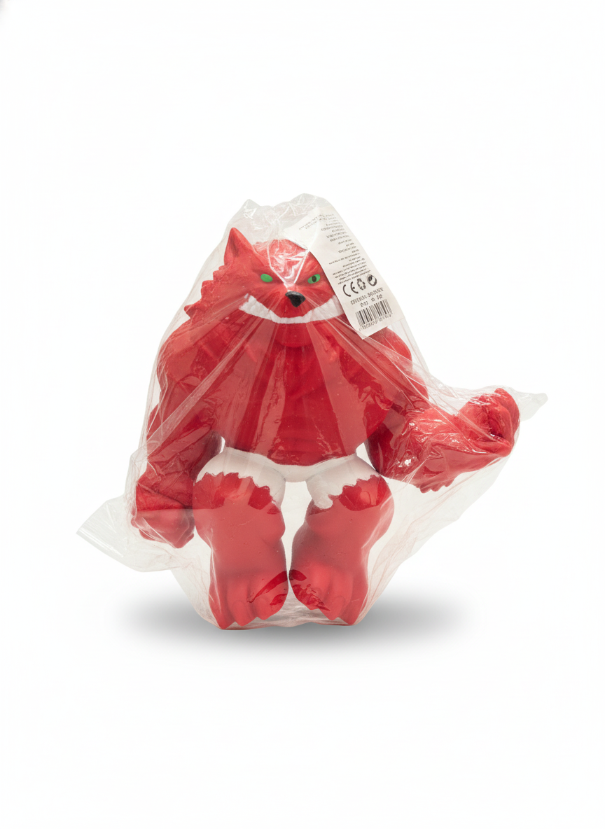 Red Monster Wolf Action Figure