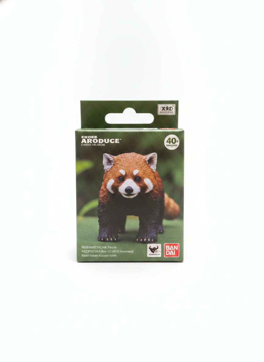 Red Panda Figurine Keychain