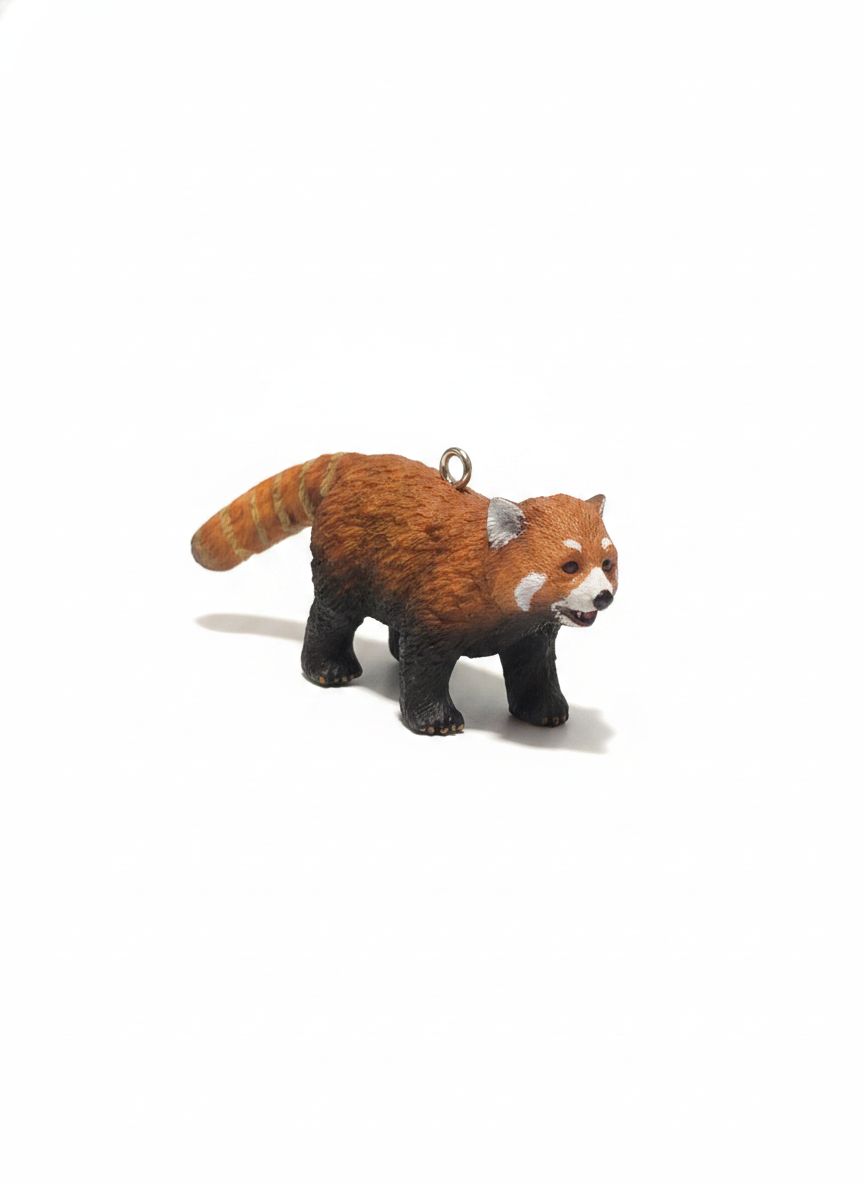 Red Panda Figurine Keychain