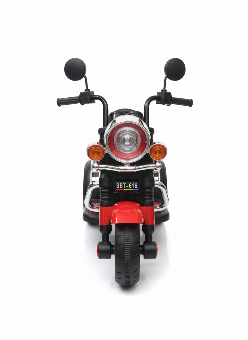 SBT-618 Kids' Electric 3-Wheel Ride-On Motorcycle
