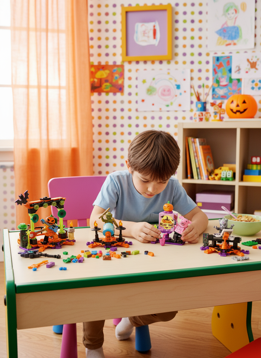 SEMBO BLOCK NIGHT MAGOGIAL Collection Halloween Lego