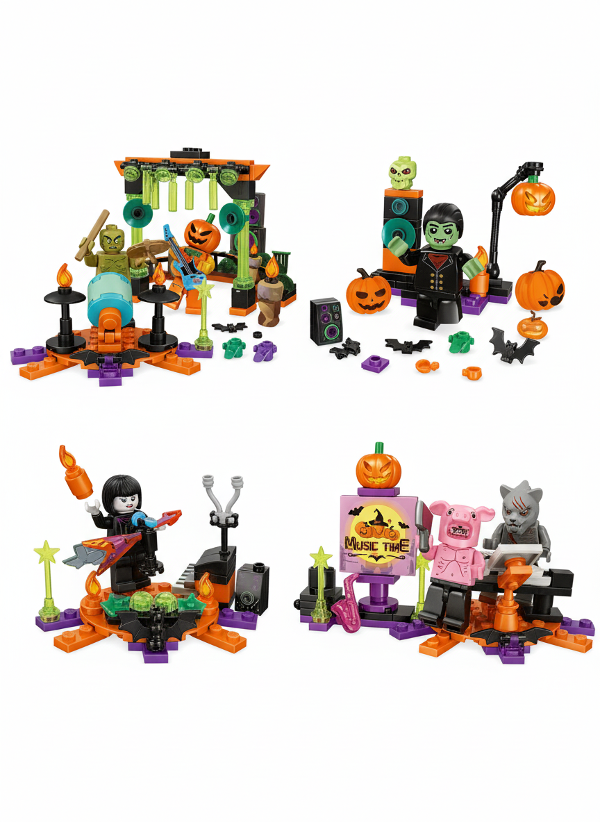 SEMBO BLOCK NIGHT MAGOGIAL Collection Halloween Lego