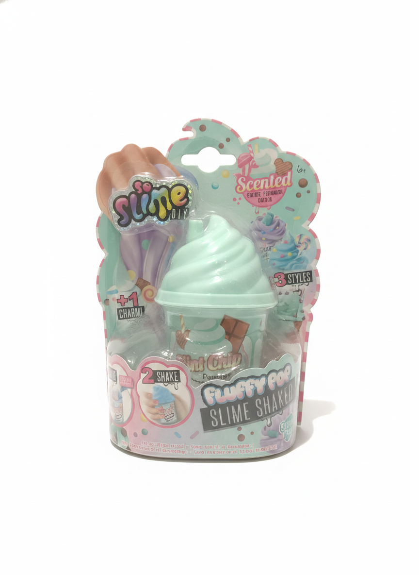 SO Slime DIY Fluffy Poop Slime Shaker - Mint Chip