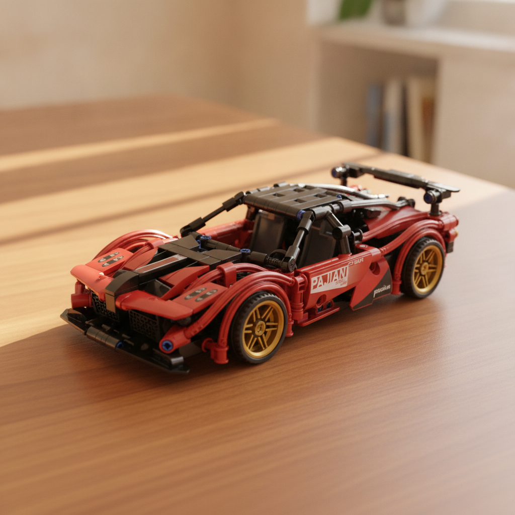 SUPERCAR Realistic Models Building Block Set