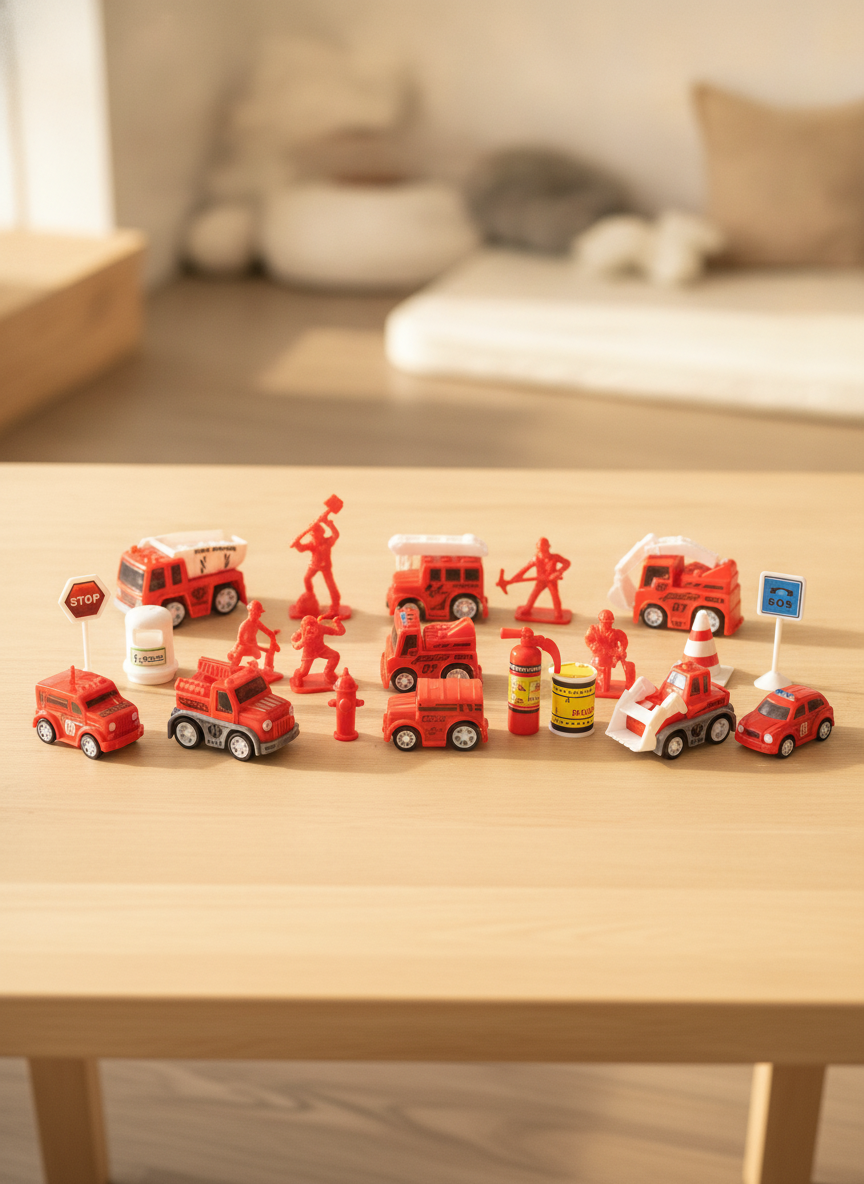 SUPER CAR TEAM City Rescue Series Mini Cars