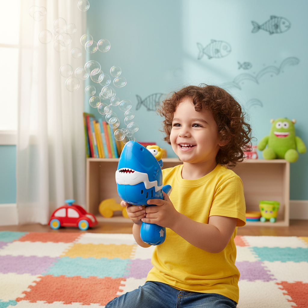 Shark Bubble Gun