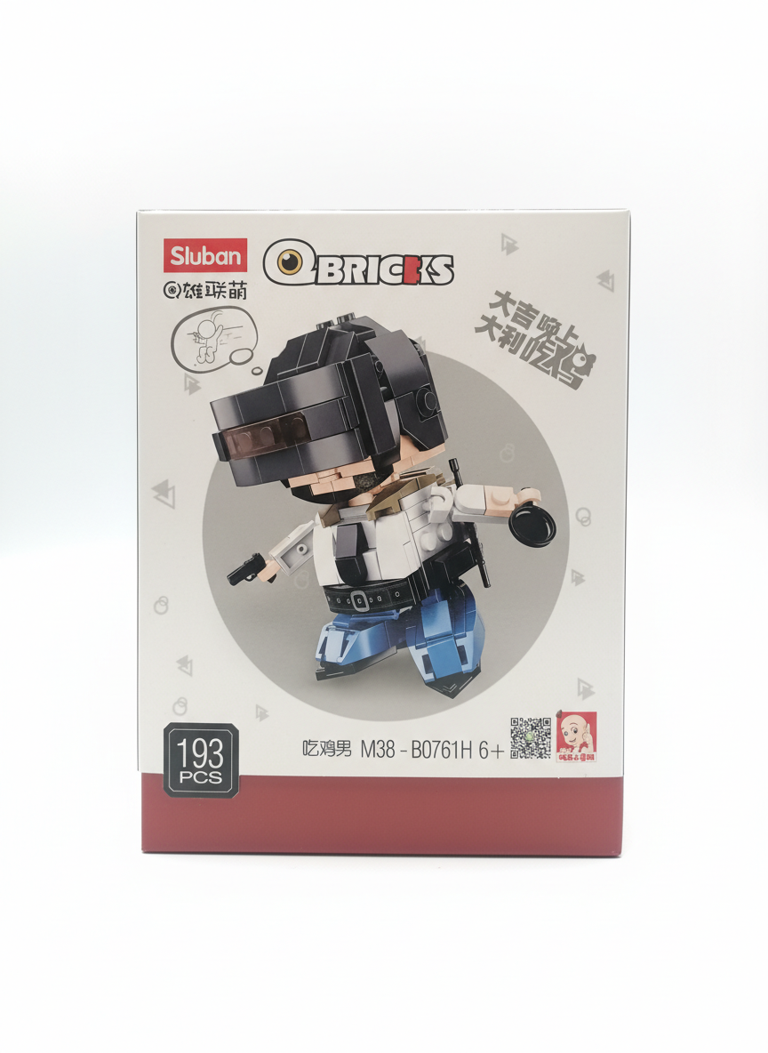 Sluban BRICKS PUBG Man Building Block Set M38-B0761H