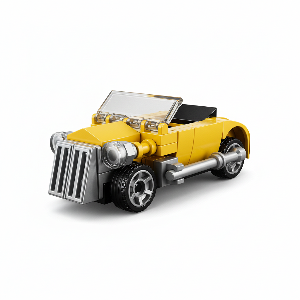 Sluban BUILDER M38-B0920D Yellow Roadster
