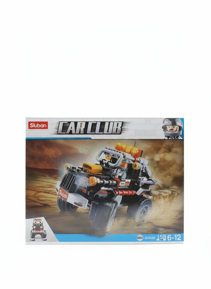 Sluban Car Club M38-B0663D Off Road Rally Vehicle Building Blocks