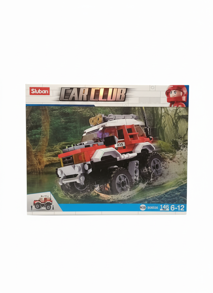 Sluban Car Club Off Road Racing Vehicle 035 Building Blocks Set