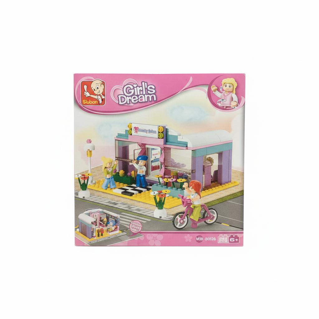 Sluban Girl's Dream Beauty Salon Building Blocks Set M38-B0526