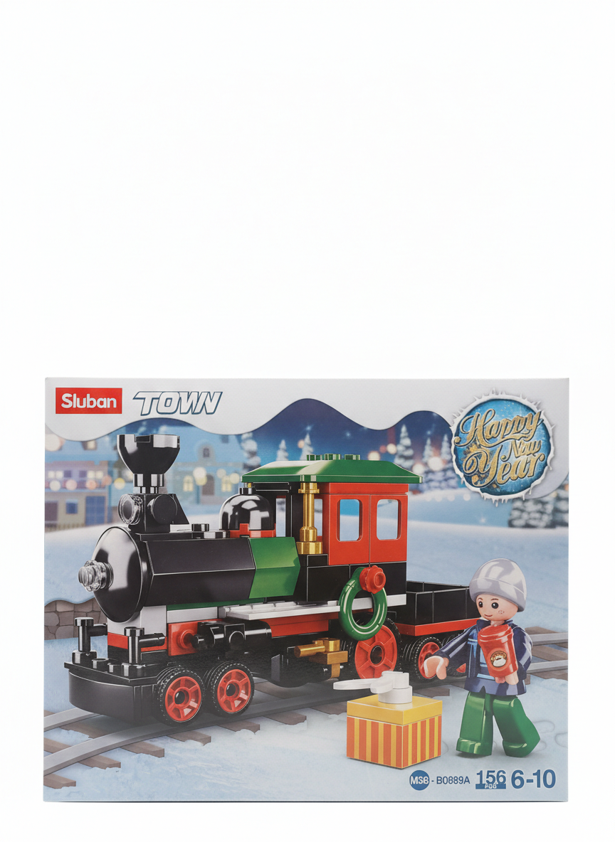 Sluban TOWN Happy New Year Train Set