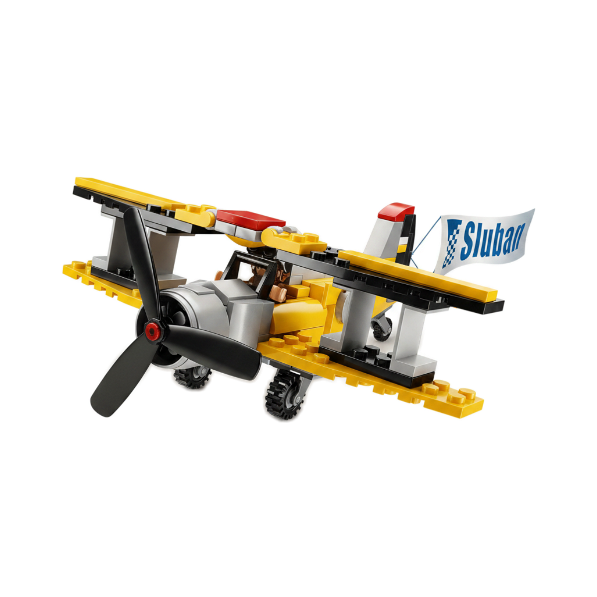 Sluban AVIATION Biplane Building Block Set M38-B0667B