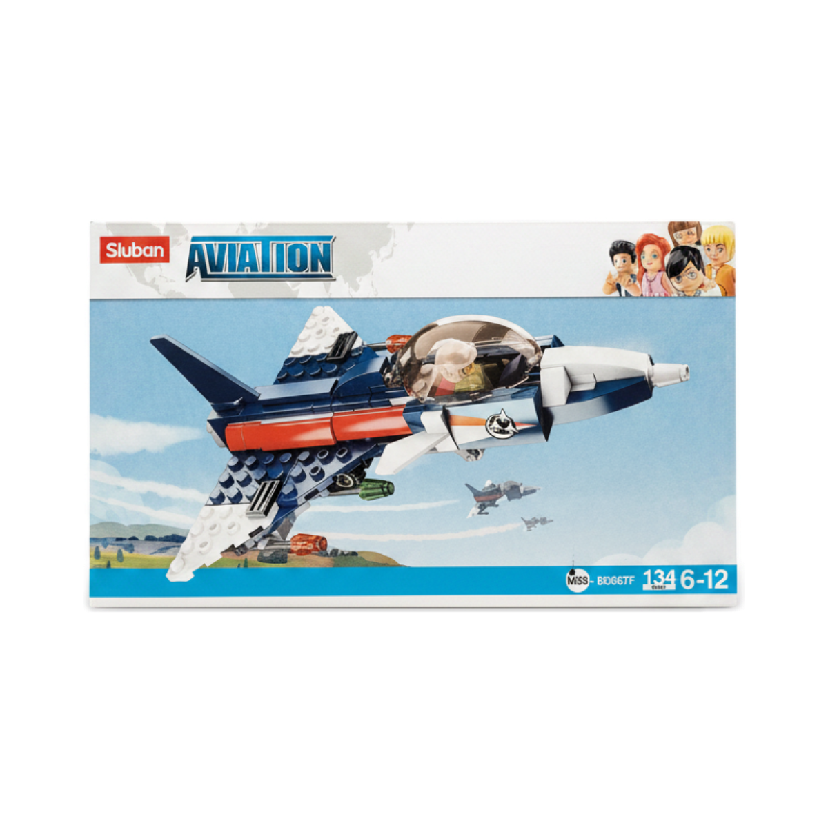 Sluban Aviation Fighter Jet M38-B0667F Building Blocks Set