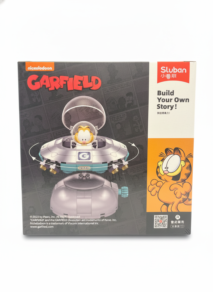 Sluban Garfield UFO Building Blocks Set