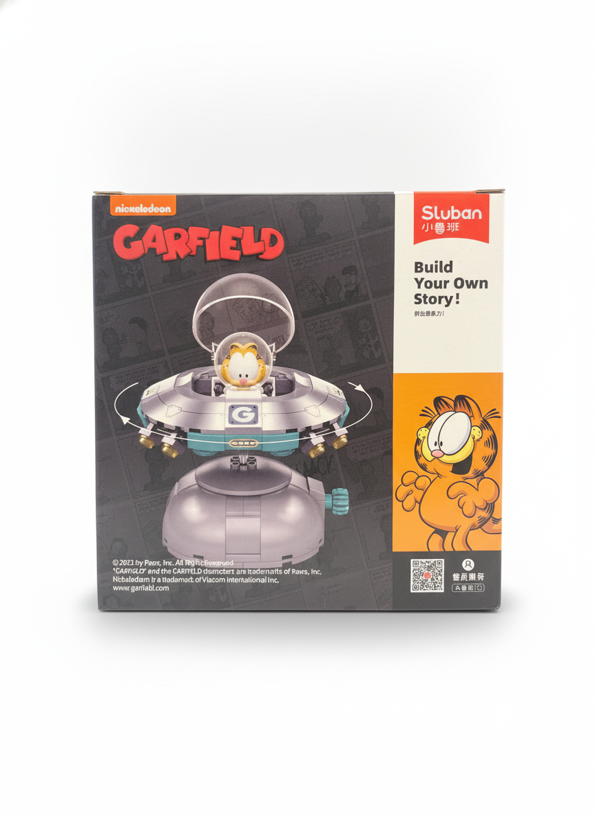 Sluban Garfield UFO Building Blocks Set