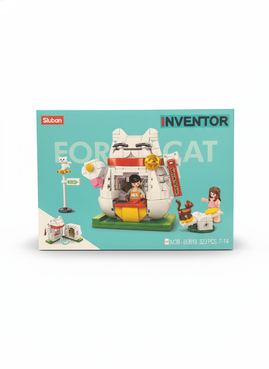 Sluban INVENTOR Fortune Cat Building Blocks