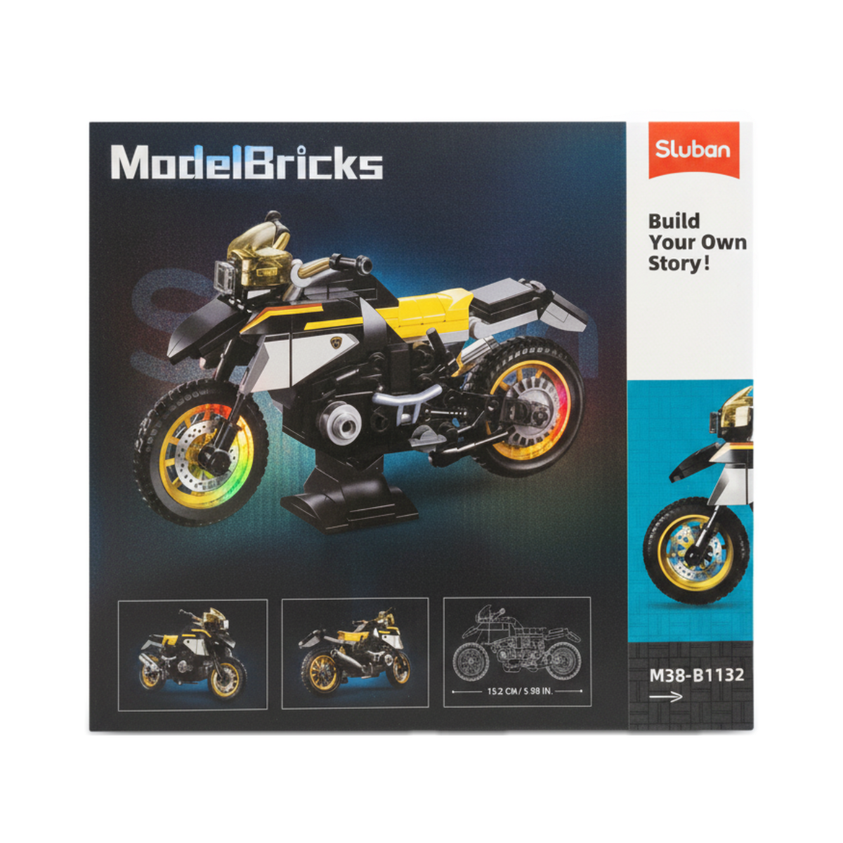 Sluban ModelBricks Motorcycle M38-B1132