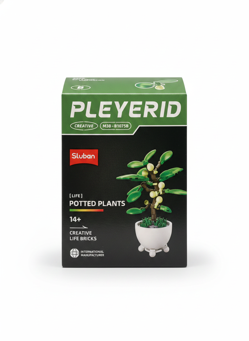 Sluban PLEYERID Creative Life Bricks: Potted Plants M38-B1075B