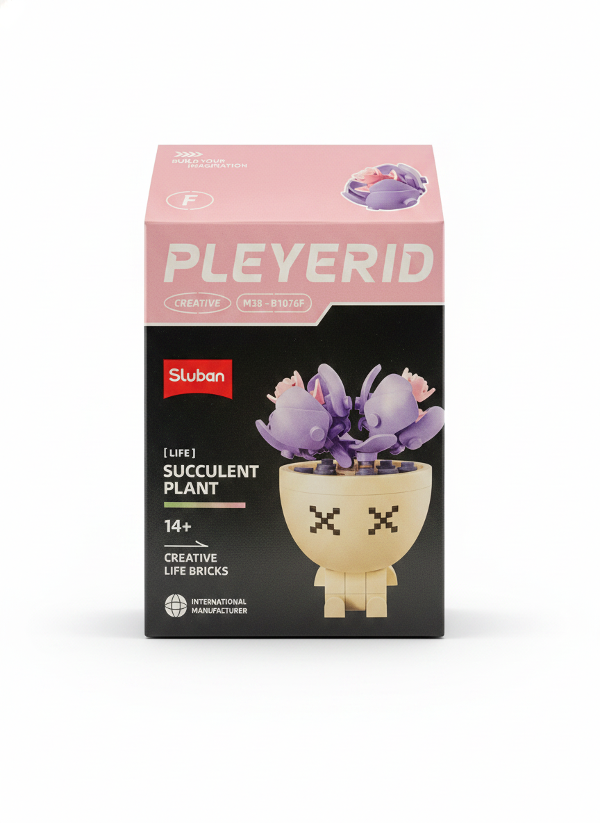 Sluban PLEYERID Succulent Plant