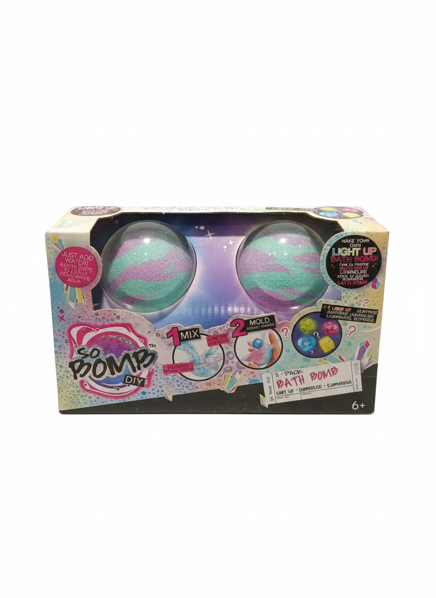 So Bomb DIY 2-Pack Light Up Bath Bomb Kit