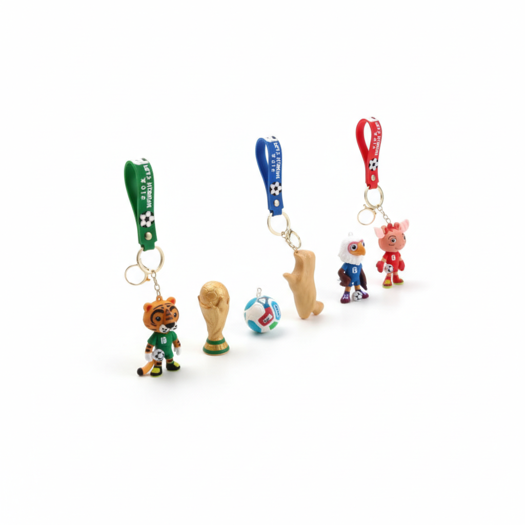 Soccer Fan Collectible Keychains