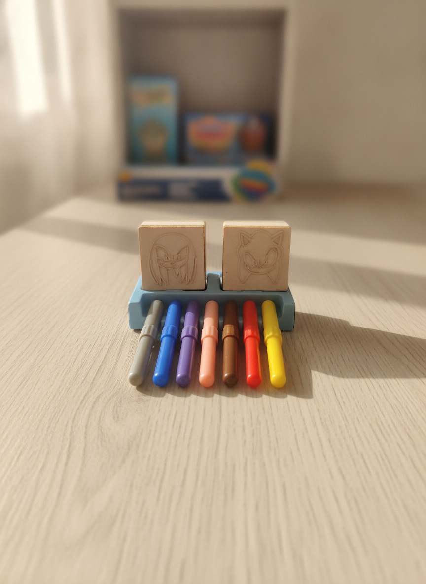 Sonic The Hedgehog Stamp Kit