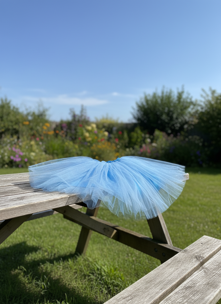 Sparkle Blue Tulle Tutu Skirt