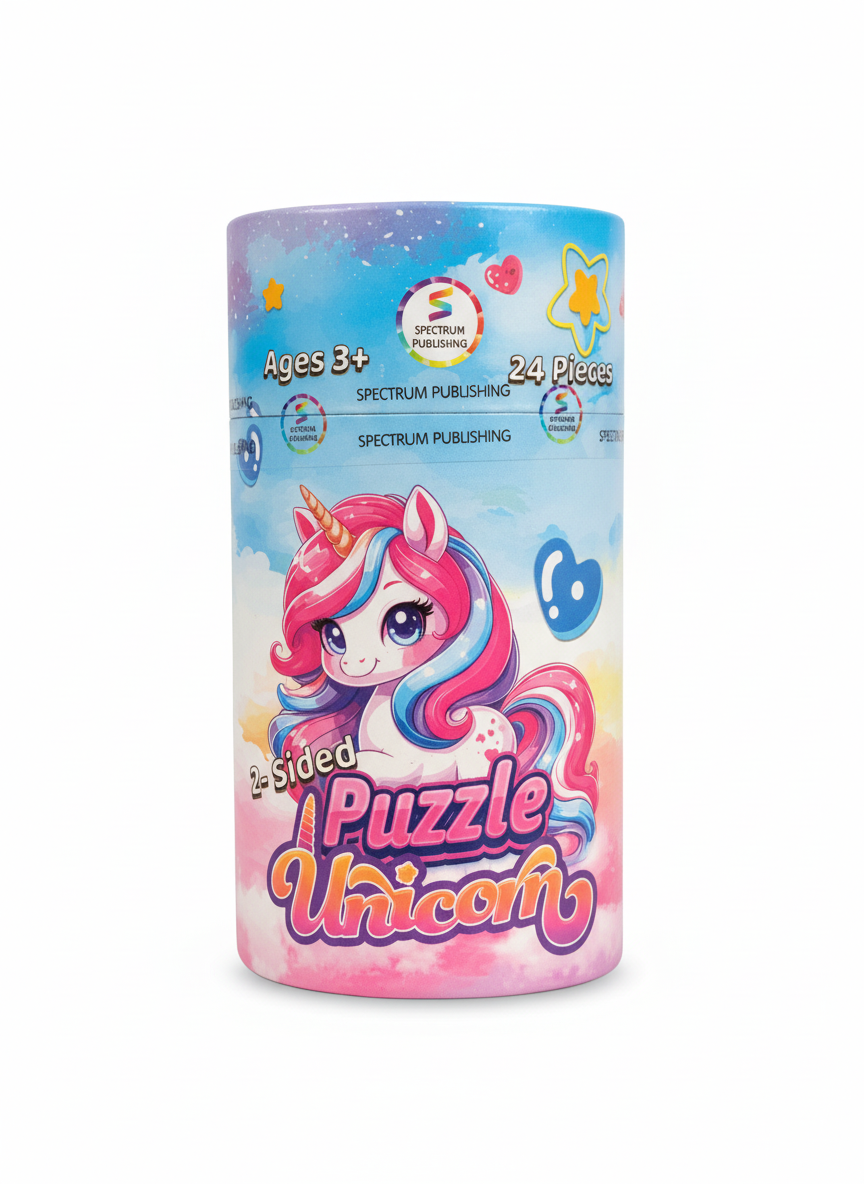 Spectrum Publishing 2-Sided Unicorn Puzzle