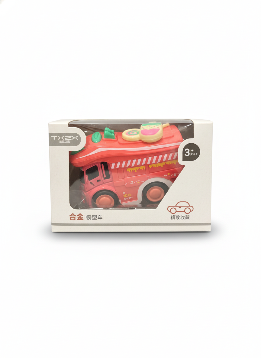 Star of Childhood Alloy Ice Cream Model Car