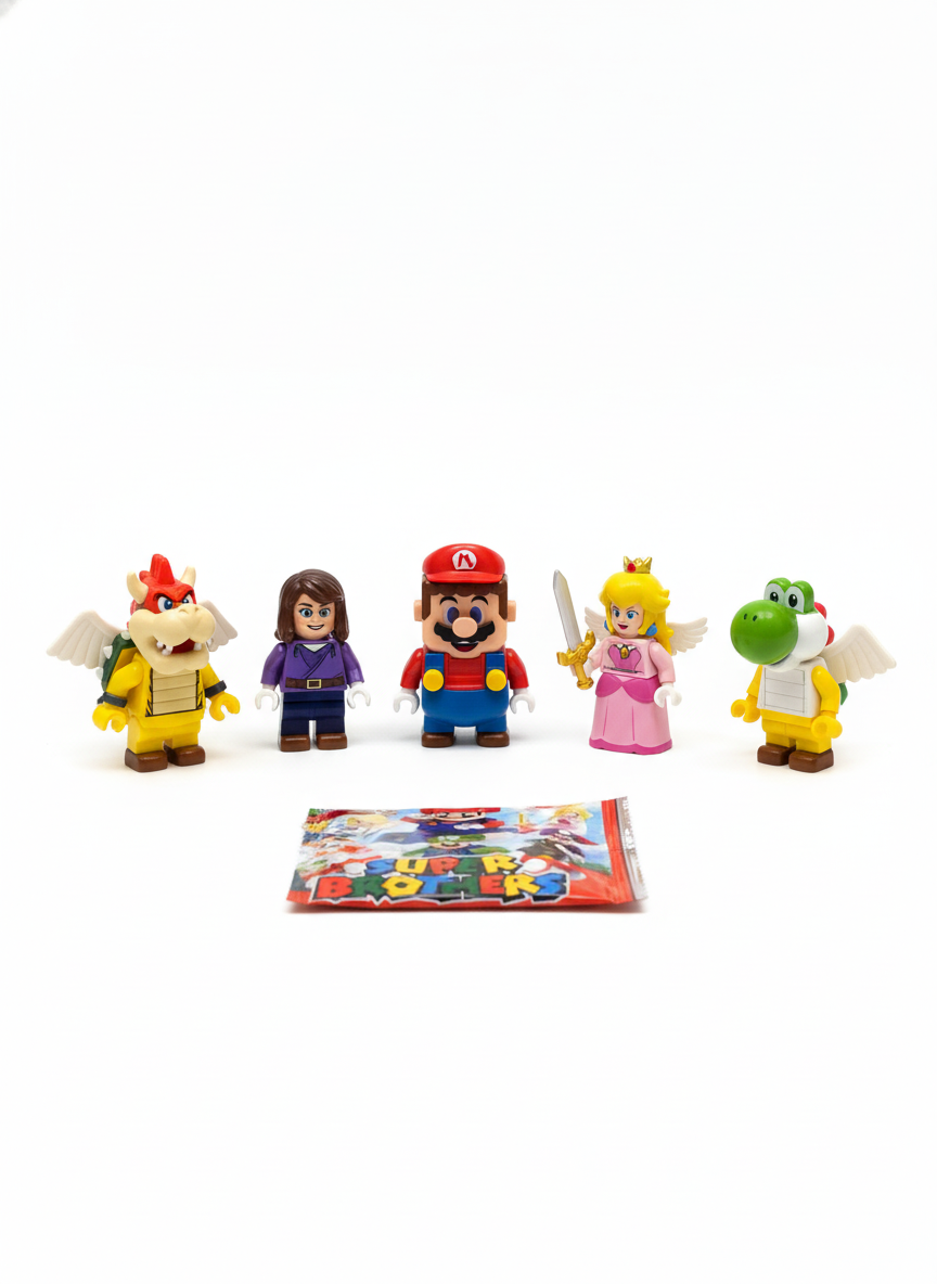 Super Brothers Collectible Building Blocks Set