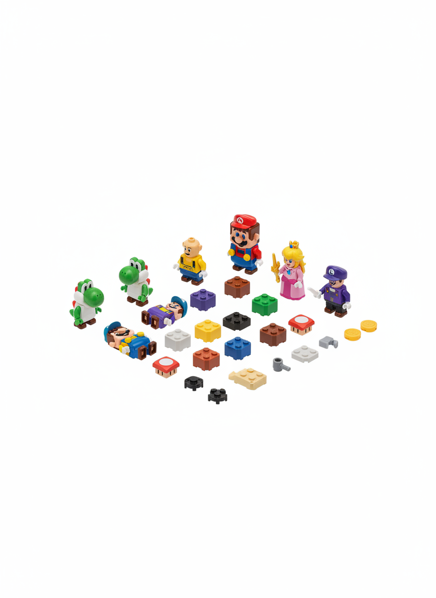 Super Brothers Collectible Building Blocks Set