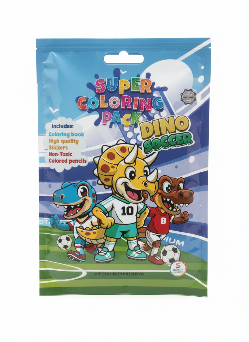 Super Coloring Pack Dino Soccer