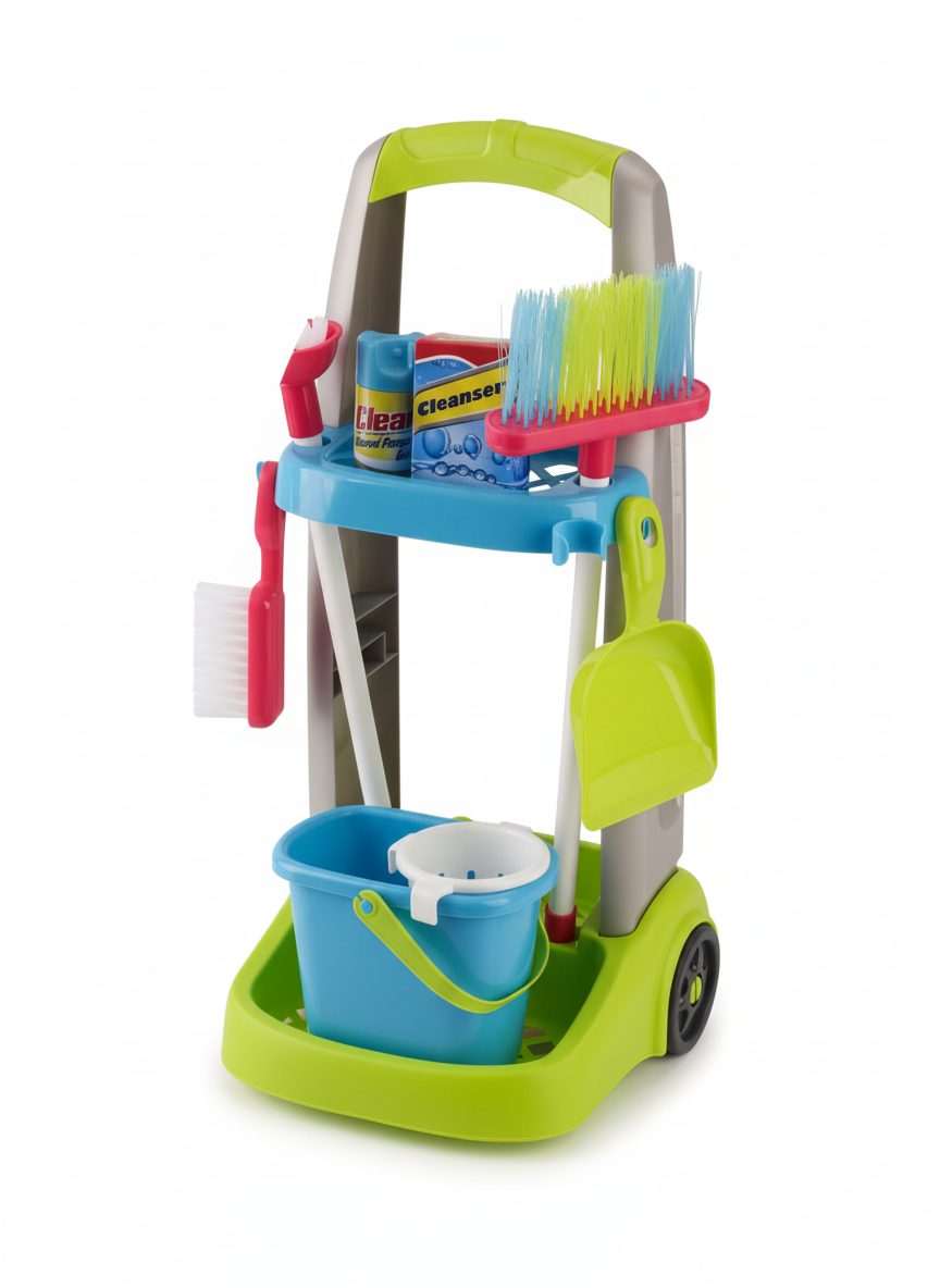 Sweep & Mop Cleaning Trolley