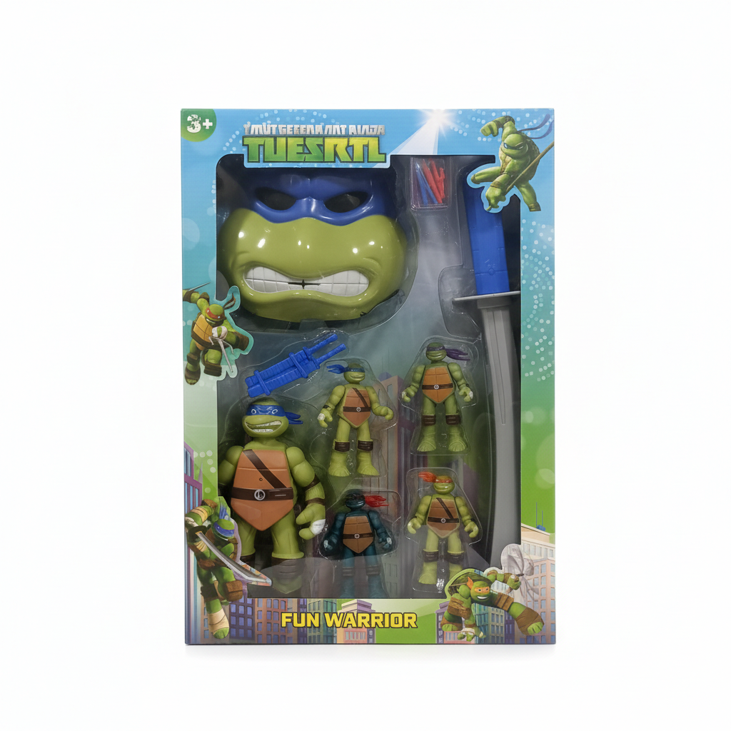 TMUTGEEENA ANT AINJA TUESRTL Fun Warrior