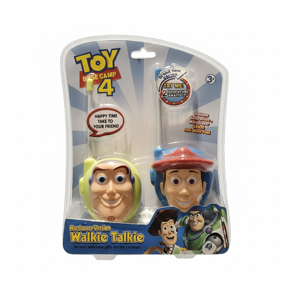 TOY BASE CAMP 4 Hardcover Version Walkie Talkie (Woody & Buzz Lightyear)