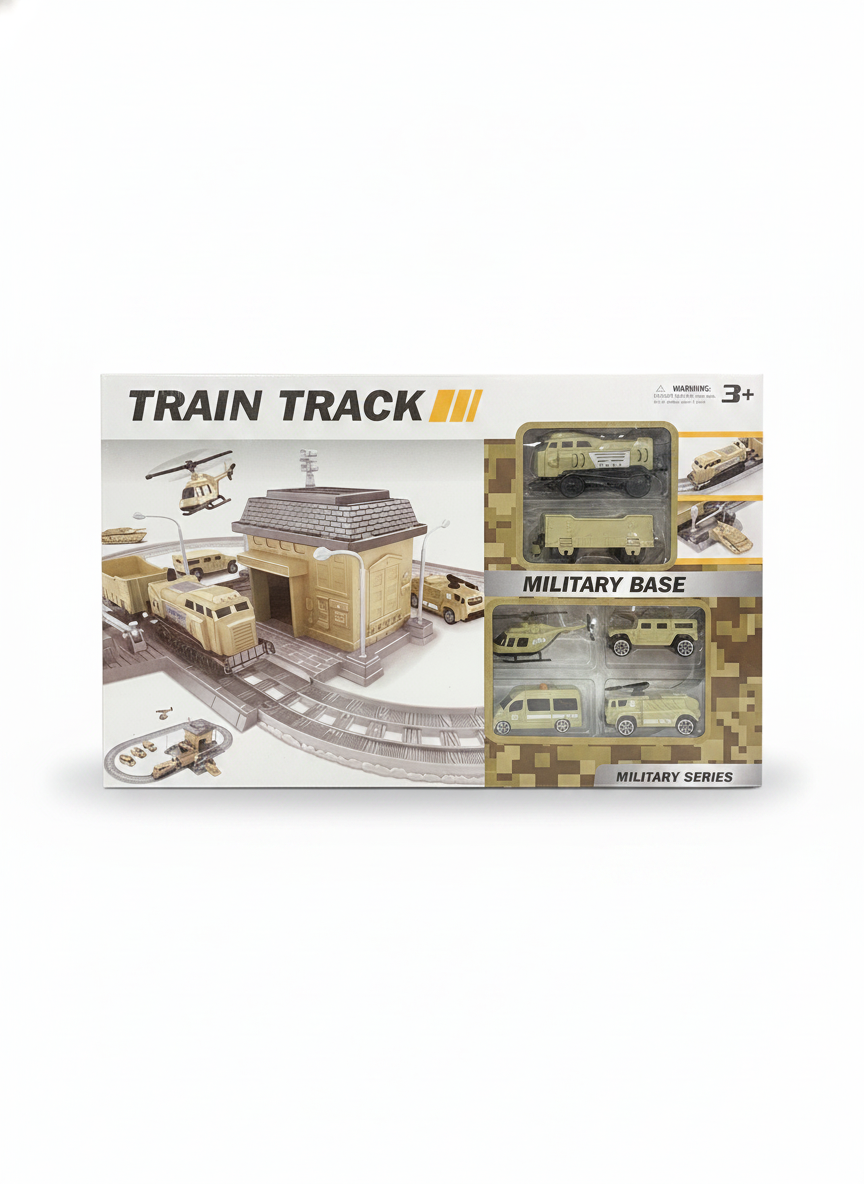 TRAIN TRACK MILITARY BASE - MILITARY SERIES