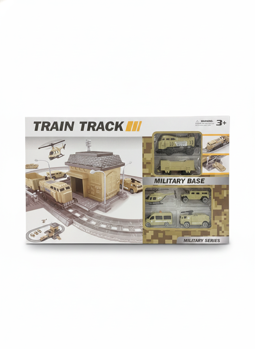 TRAIN TRACK MILITARY BASE - MILITARY SERIES