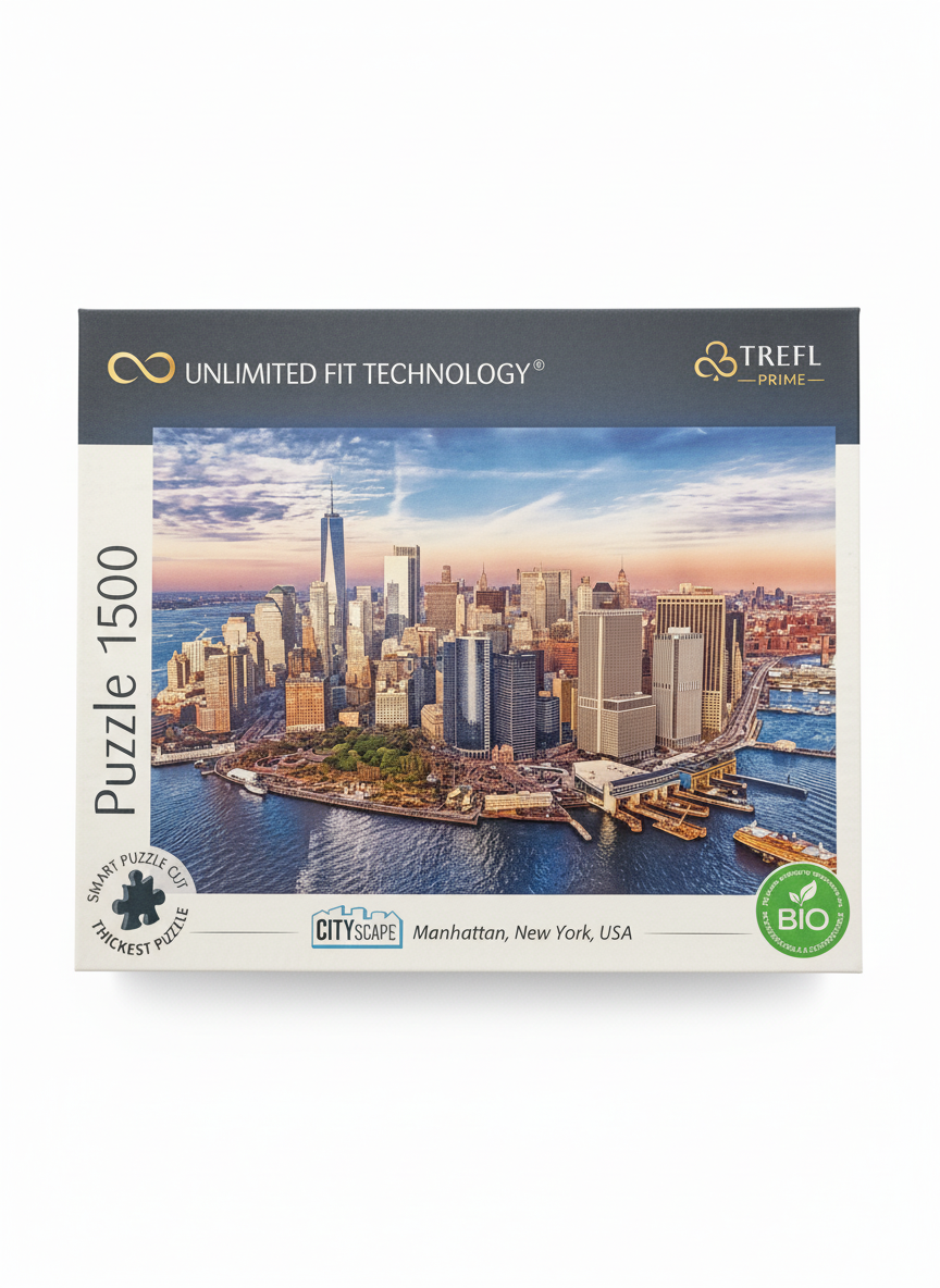 TREFL PRIME CITYSCAPE Manhattan, New York, USA 1500 Piece Puzzle