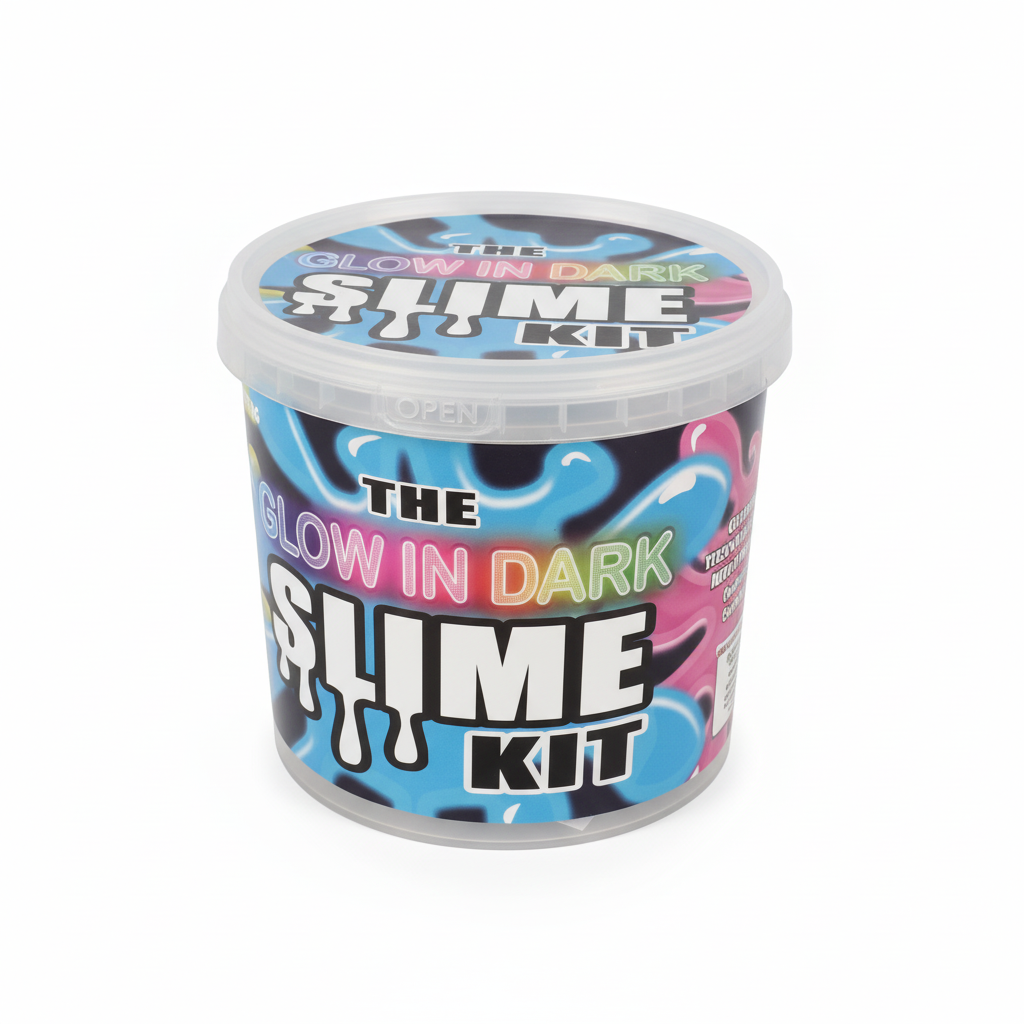 The Glow In Dark Slime Kit
