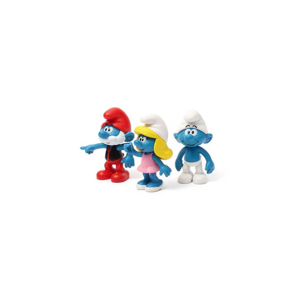 The Smurfs 3-Pack Figure Set
