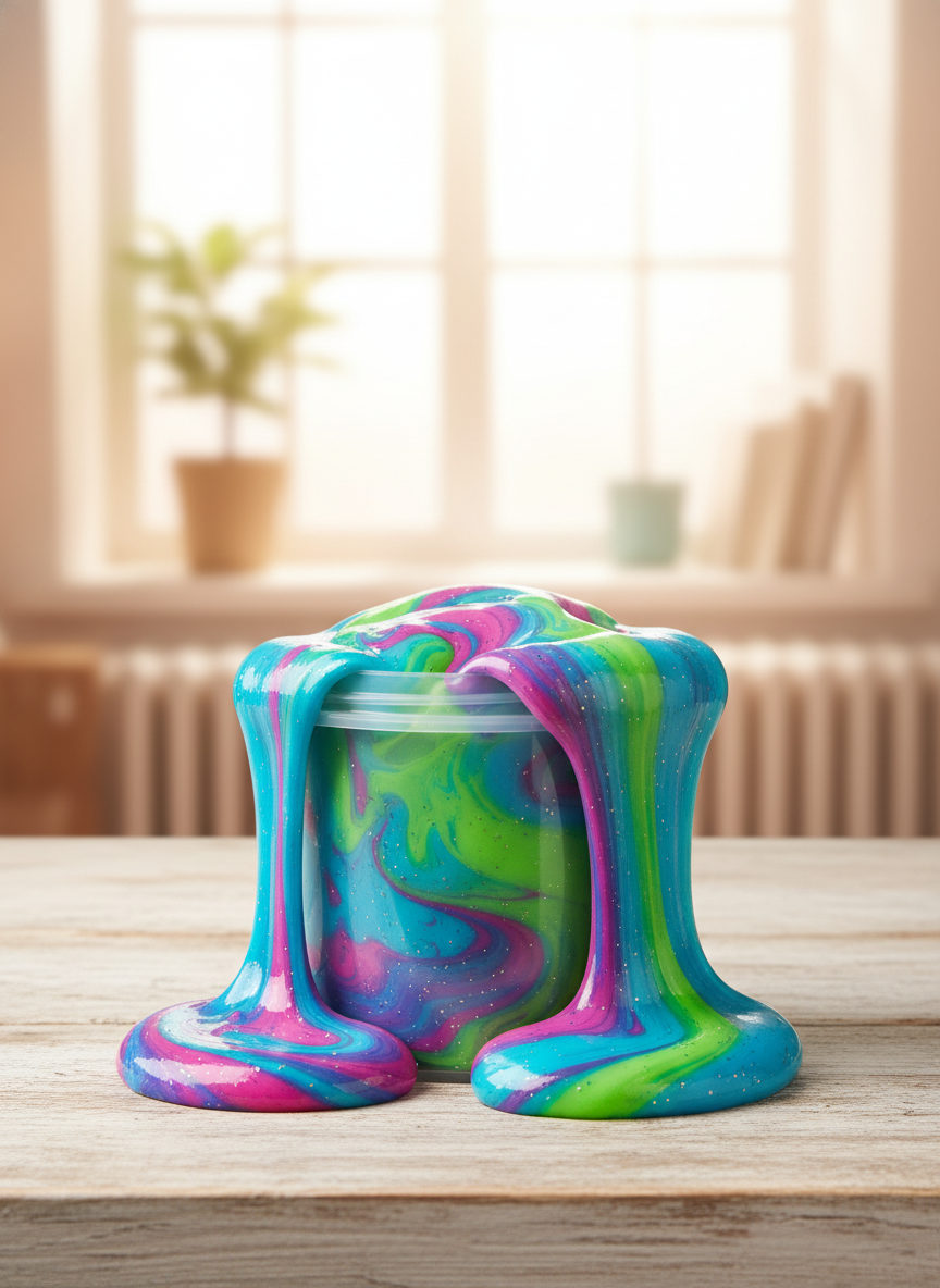 The Glow In Dark Slime Kit