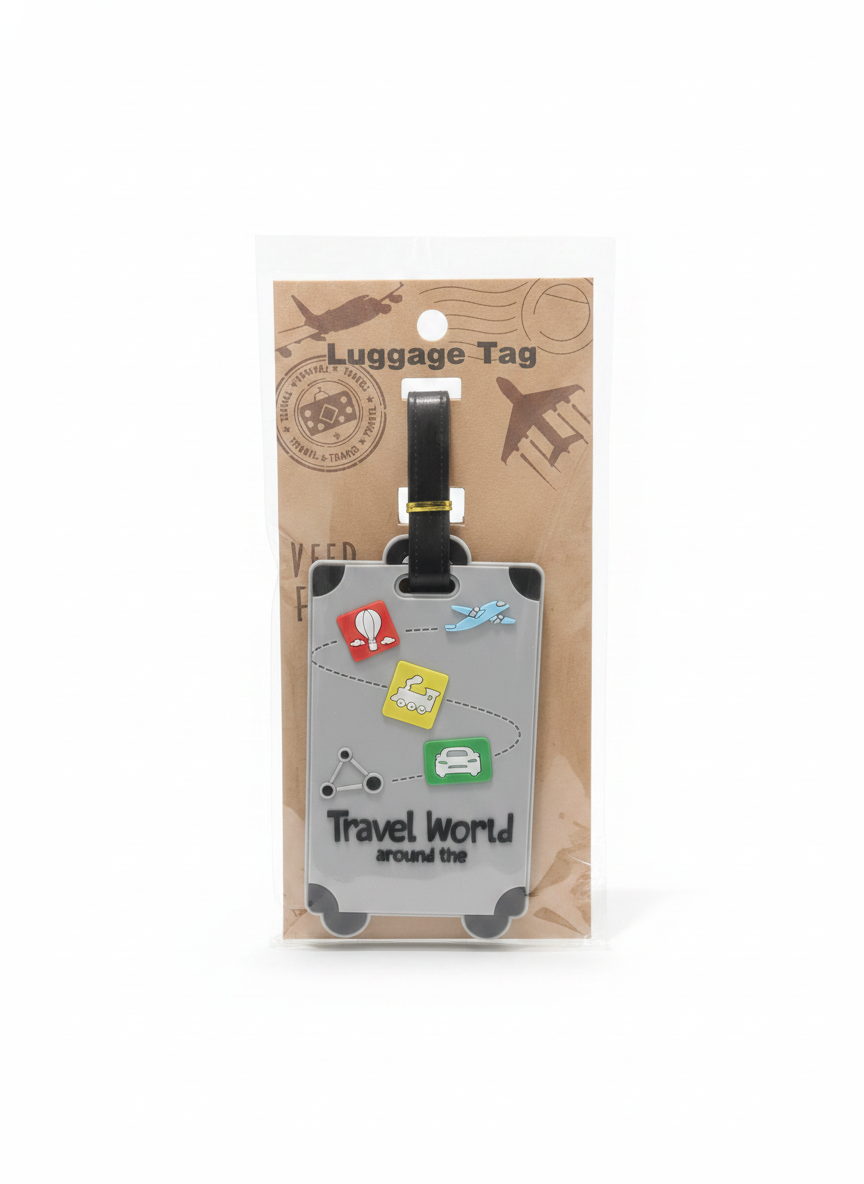 Travel World Luggage Tag
