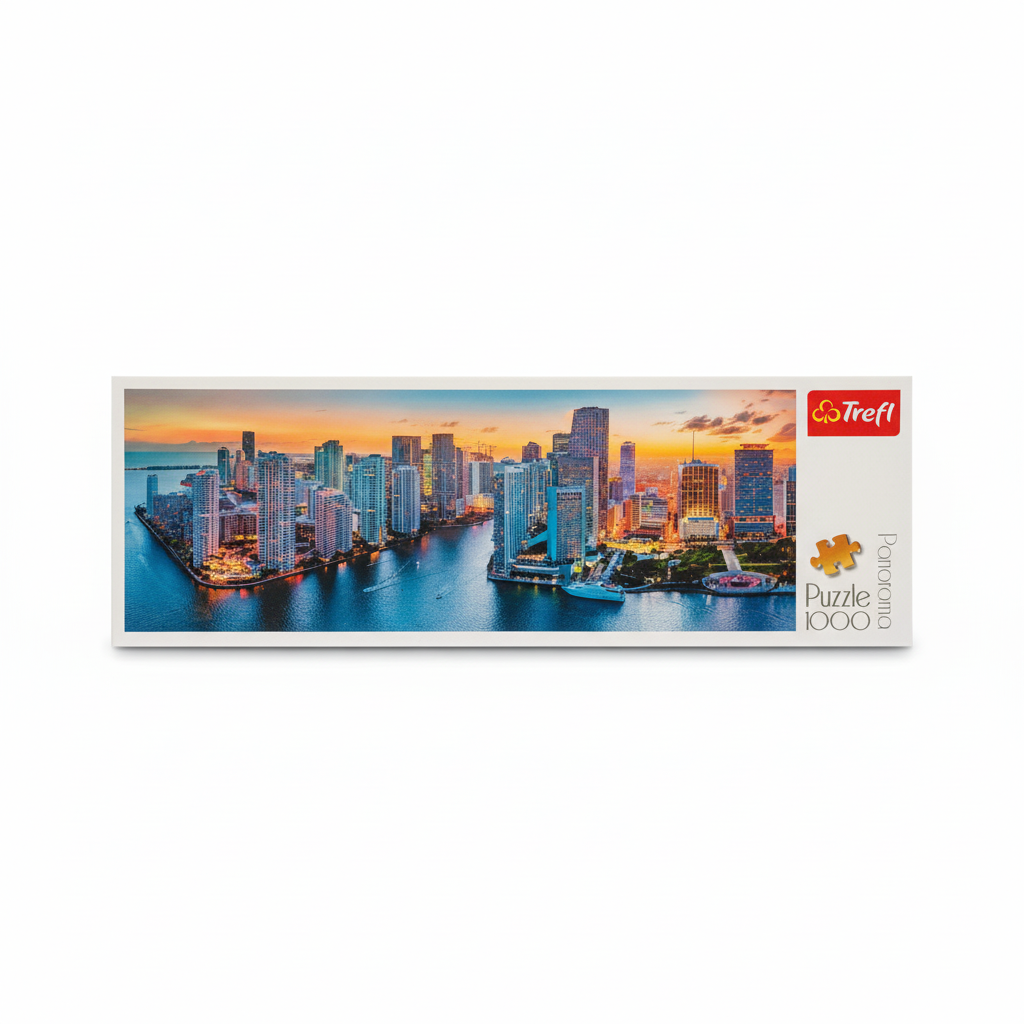 Trefl Panorama Puzzle 1000: Cityscape Sunset