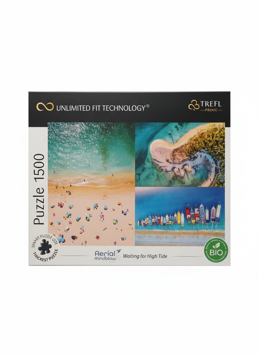 Trefl Prime Aerial Mindblow Puzzle 1500: Waiting for High Tide