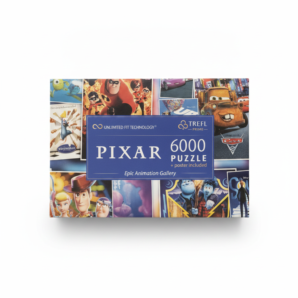 Trefl Prime Disney Pixar 6000 Piece Jigsaw Puzzle: Epic Animation Gallery