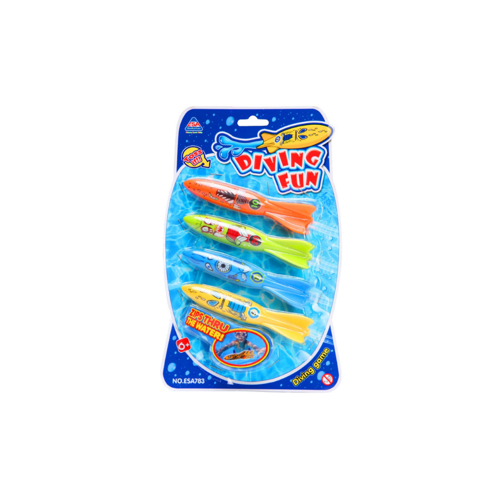 Diving Fun Zips Thru The Water 4 in 1
