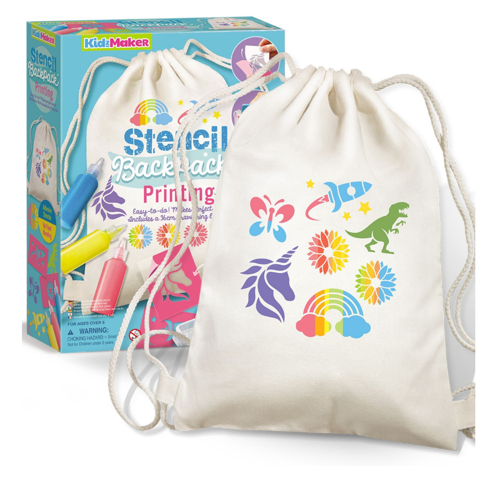Stencil Backpack Printing